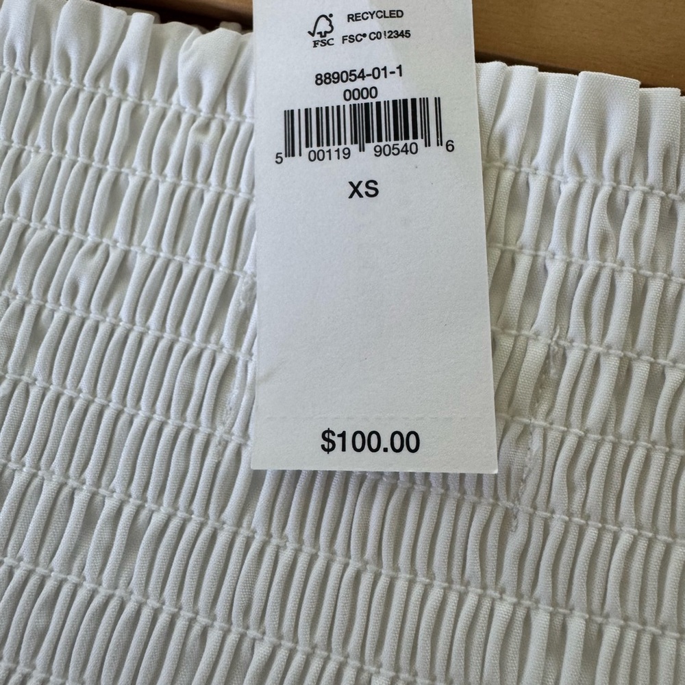Banana Republic White Maxi Skirt